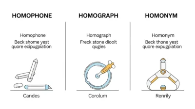 Homophone vs Homograph vs Homonym