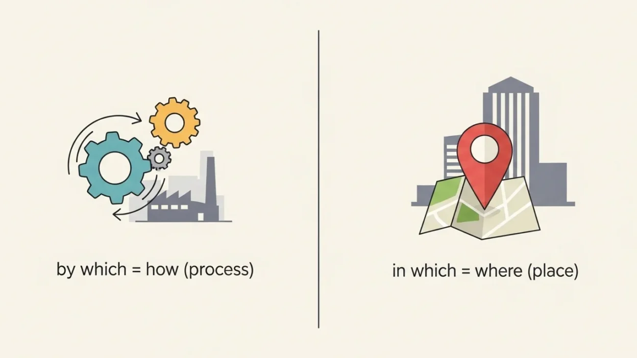 By Which or In Which