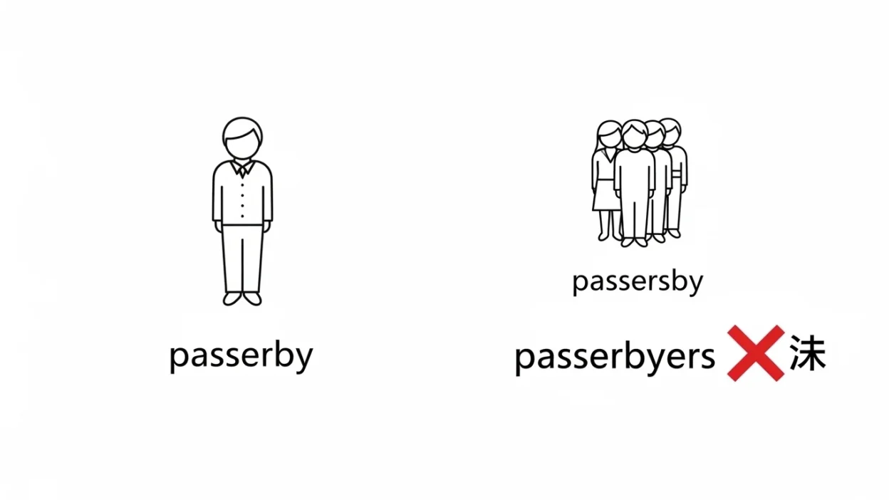 Passerbyers or Passersby or Passerby