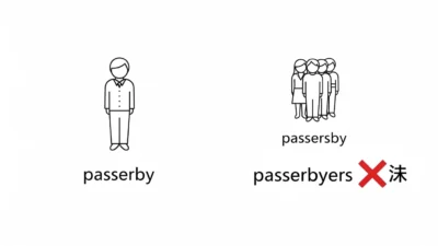 Passerbyers or Passersby or Passerby