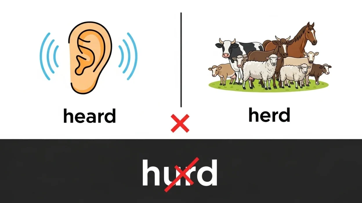 Heard vs Herd vs Hurd