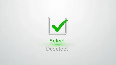 Unselect or Deselect