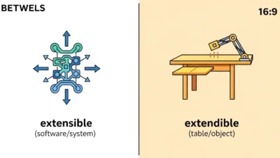 Extensible vs Extendible
