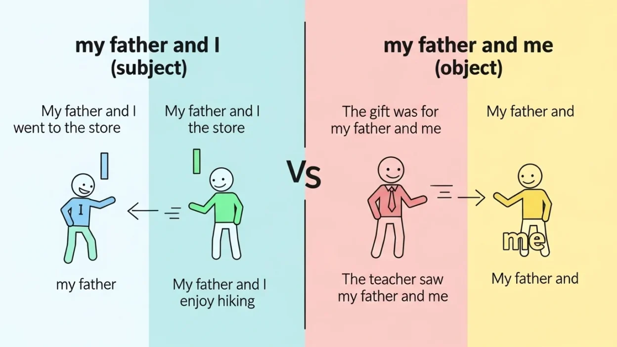 My Father and I or My Father and Me