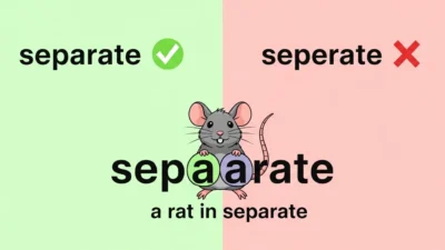 Separate vs Seperate