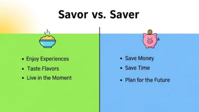 Savor vs Saver