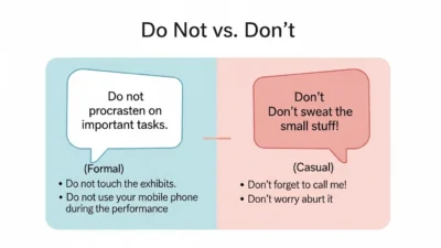 Do Not vs Don’t