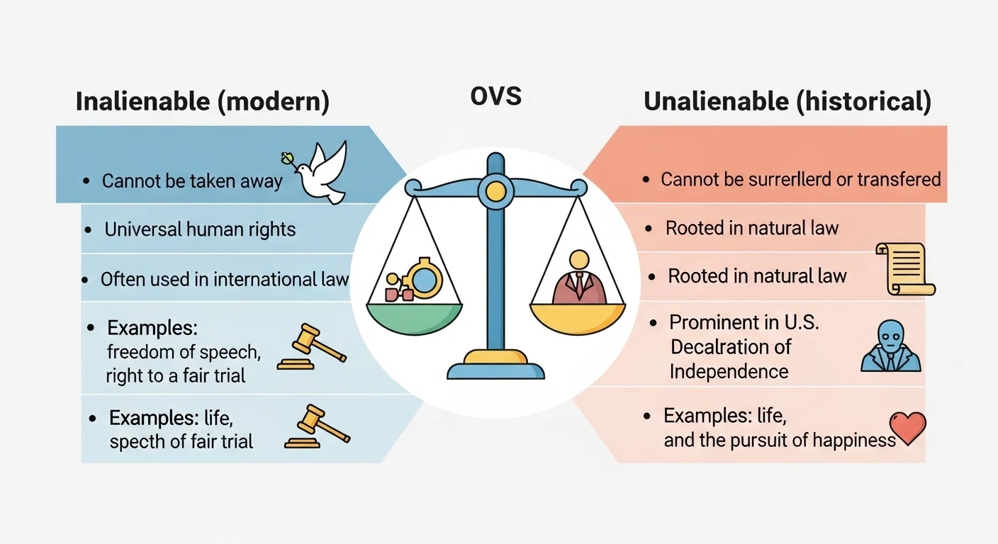 Unalienable vs Inalienable: Which Is Correct? Meaning & Usage(2026)