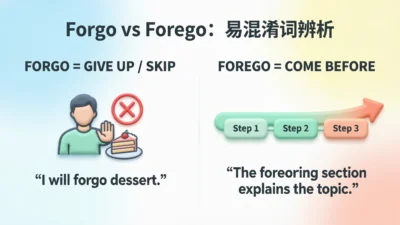 Forgo vs Forego
