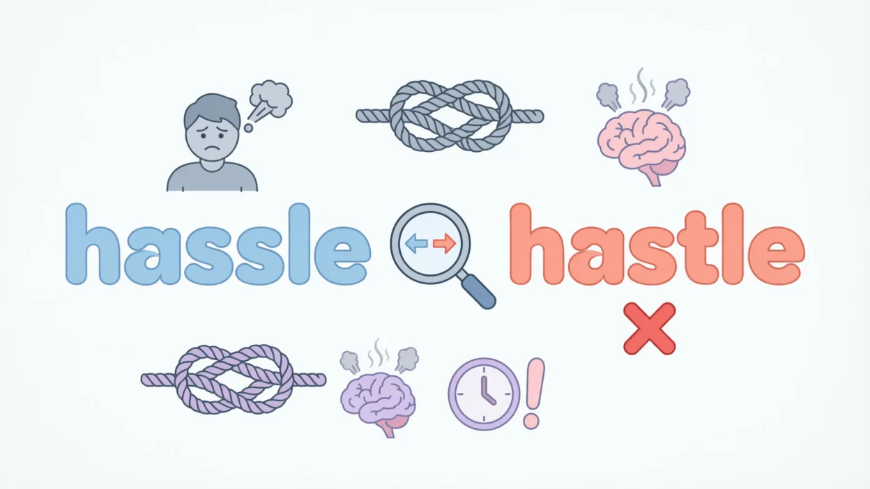 Hastle vs Hassle
