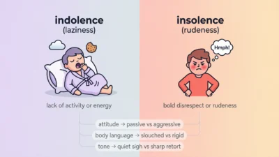Indolence vs Insolence