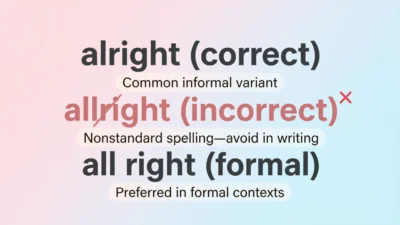 Alright vs Allright