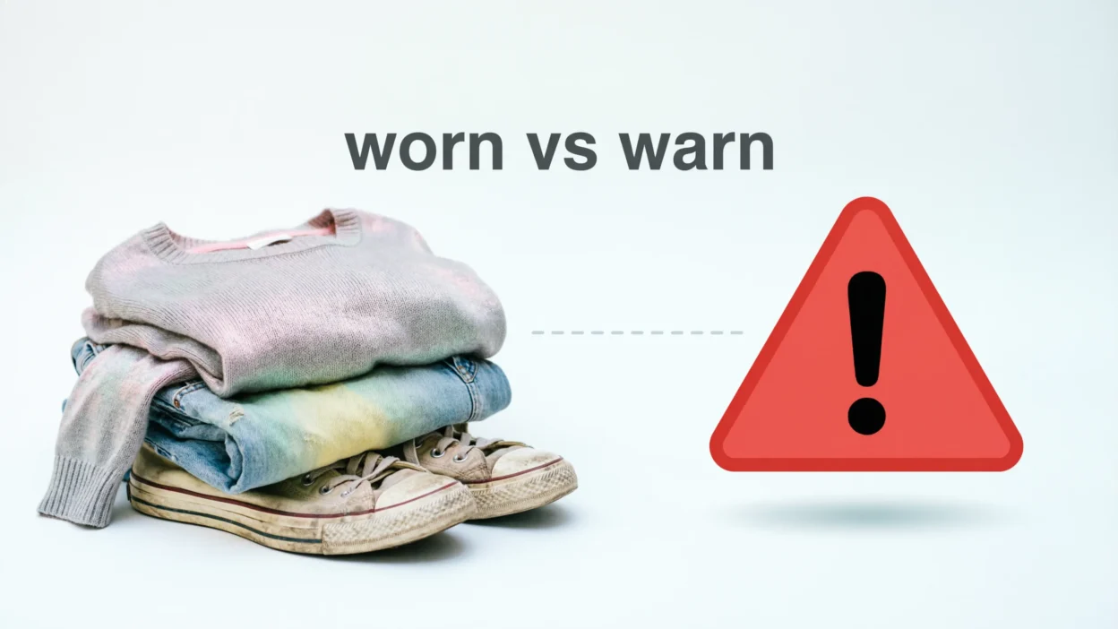 Worn vs Warn