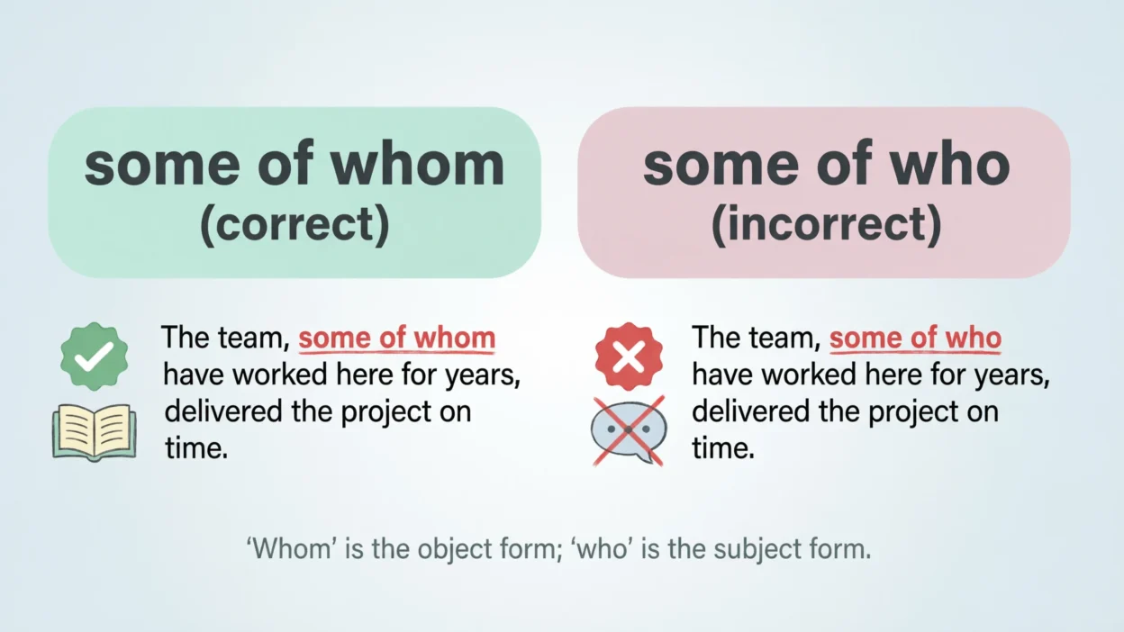 Some of Whom vs Some of Who