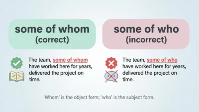 Some of Whom vs Some of Who