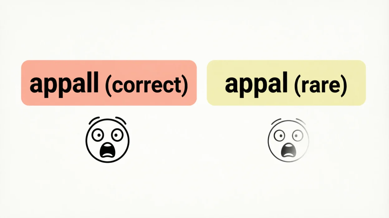 Appal vs Appall