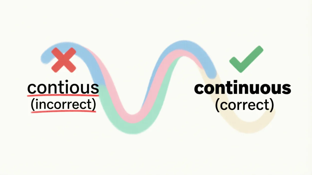 Continuous vs Contious