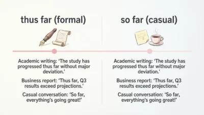 Thus Far vs So Far