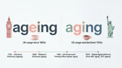 Ageing vs Aging