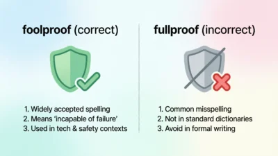 Foolproof vs Fullproof