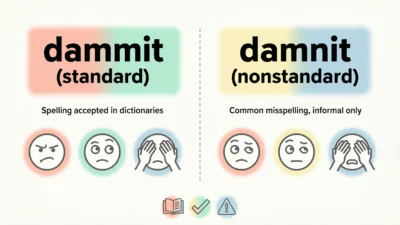 Dammit vs Damnit