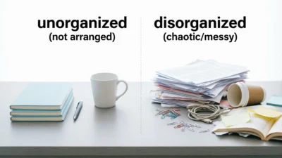 Unorganized vs Disorganized
