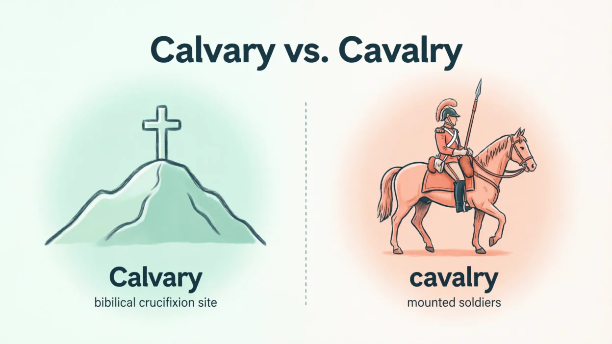 Calvary vs Cavalry