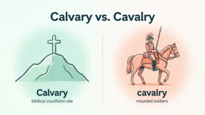 Calvary vs Cavalry