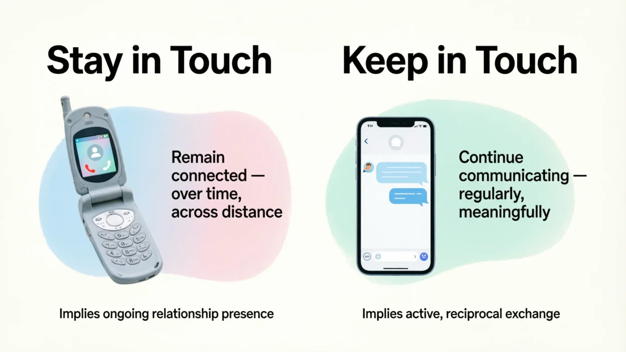 Stay in Touch vs Keep in Touch