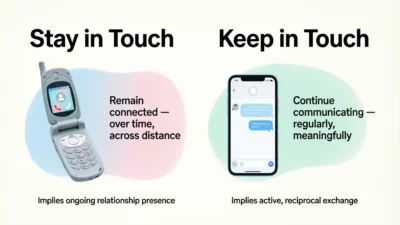 Stay in Touch vs Keep in Touch