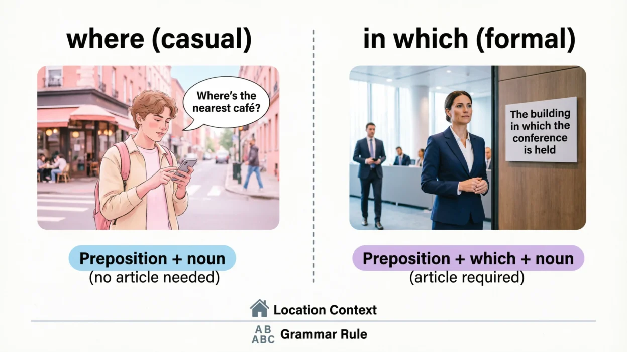 In Which vs Where