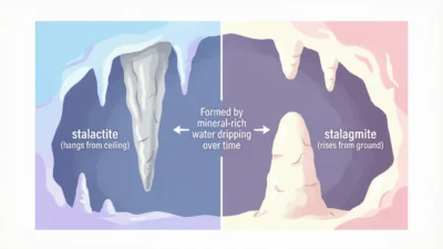Stalactite vs Stalagmite