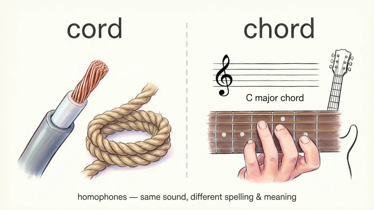 Cord vs Chord
