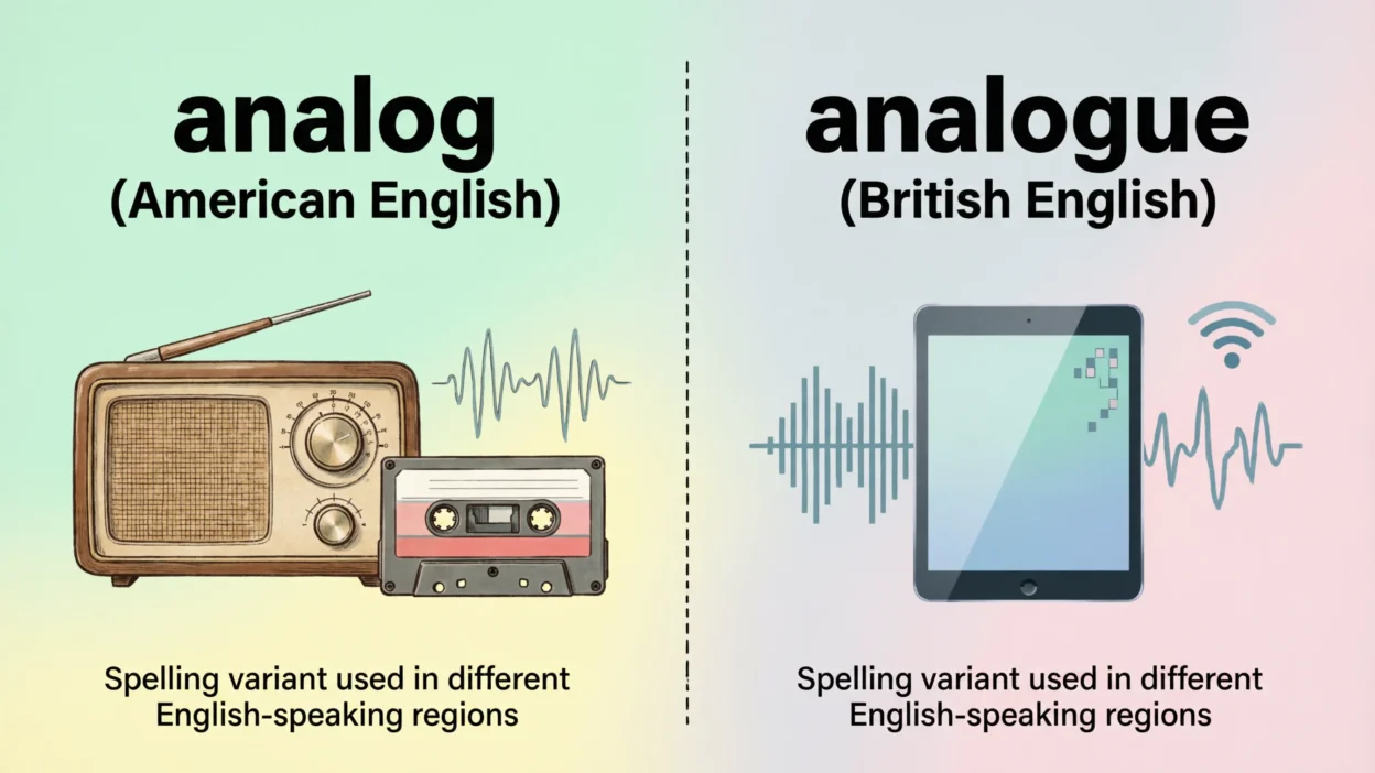 Analog vs Analogue