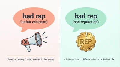 Bad Rap vs Bad Rep